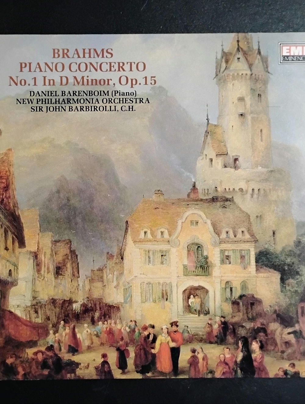 Brahms - Piano Concerto no 1 - Daniel Barenboim / Vintage Vinyl Record